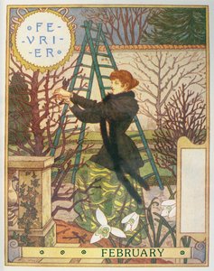 2月 作： Eugene Grasset